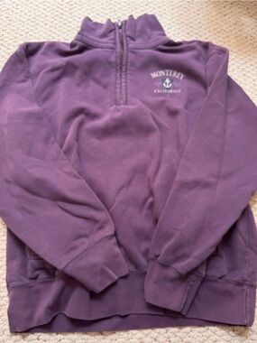 MV Sport Plum Purple Zip-Up Hoodie